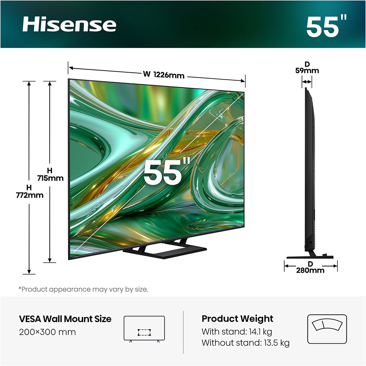 Buy Hisense 55E8STUK 55 Inch Mini LED 4K UHD Smart TV at Costco.co.uk Buy Hisense 55E8STUK 55 Inch Mini LED 4K UHD Smart TV at Costco.co.uk