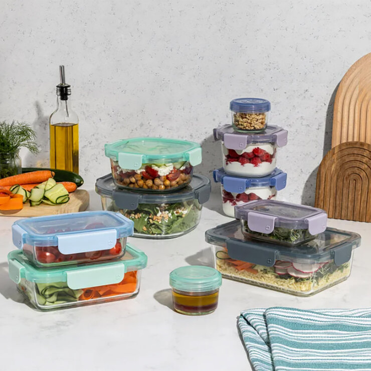 Ello Colour Lock Food Storage Set, 20 Piece Ello Colour Lock Food Storage Set, 20 Piece