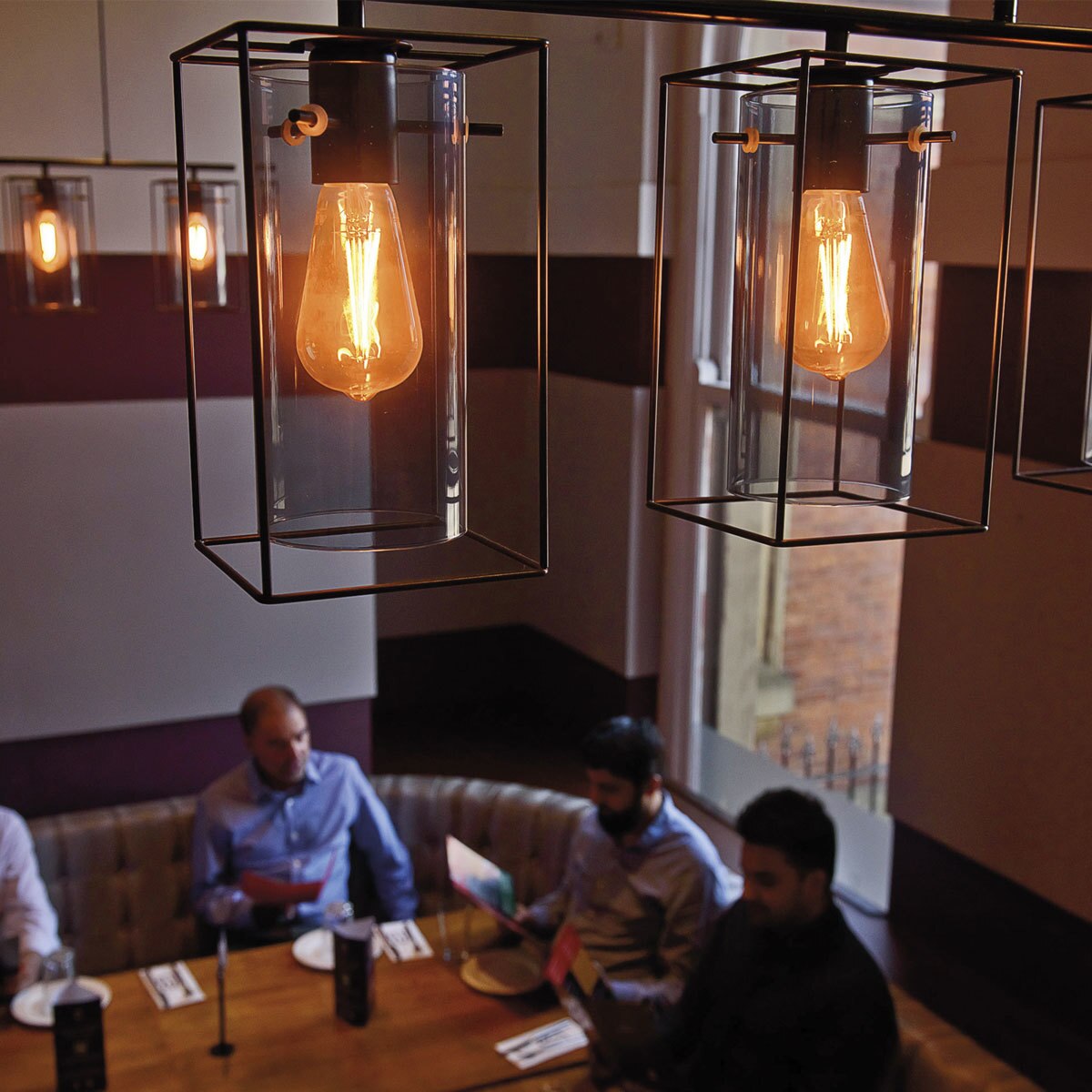 Integral LED G80 Vintage Sunset Globe 5W Dimmable Bulb (2 Pack) E27