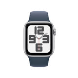 Buy Apple Watch SE GPS, 40mm Silver Aluminium Casewith Storm Blue Sport Band M/L, MRE23QA/A @costco.co.uk