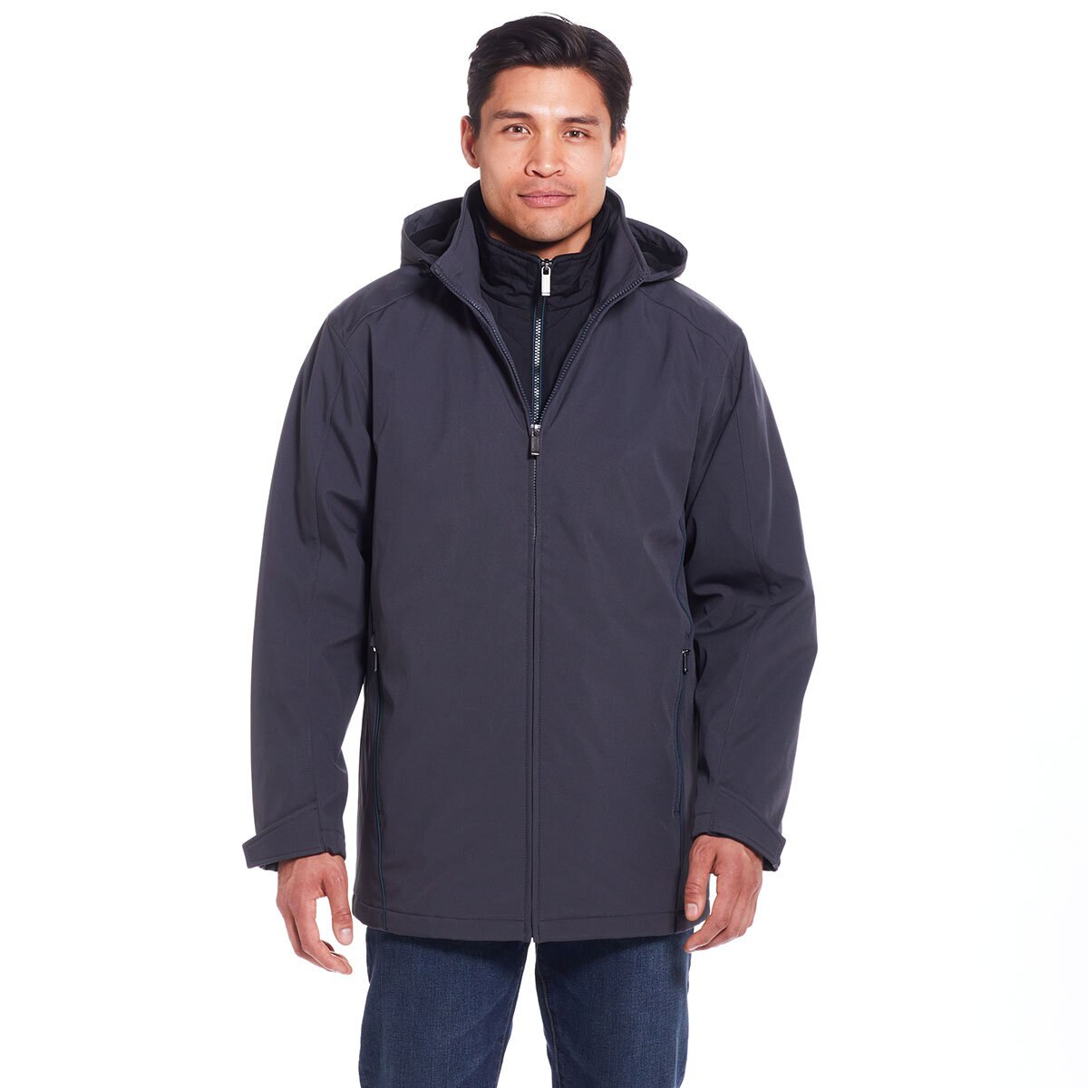 Weatherproof Men's Ultra Tech Flextech Jacket in Grey