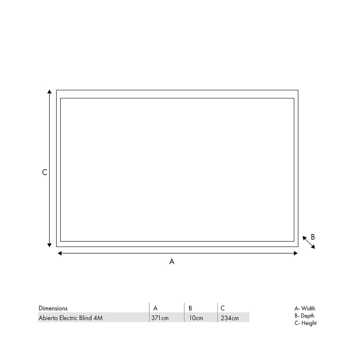 Sunvilla 7ft 8" x 12ft 2" (2.3 x 3.7m) Electric Blinds