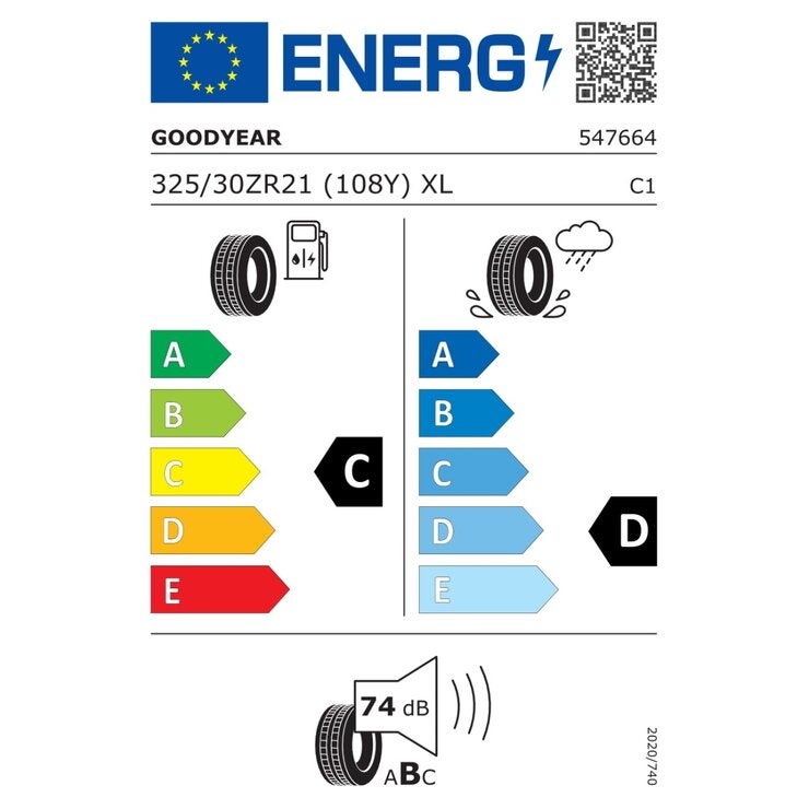Goodyear 325/30 R21 (Y) 108 EAGLE F1 SUPERSPORT RS XL N0