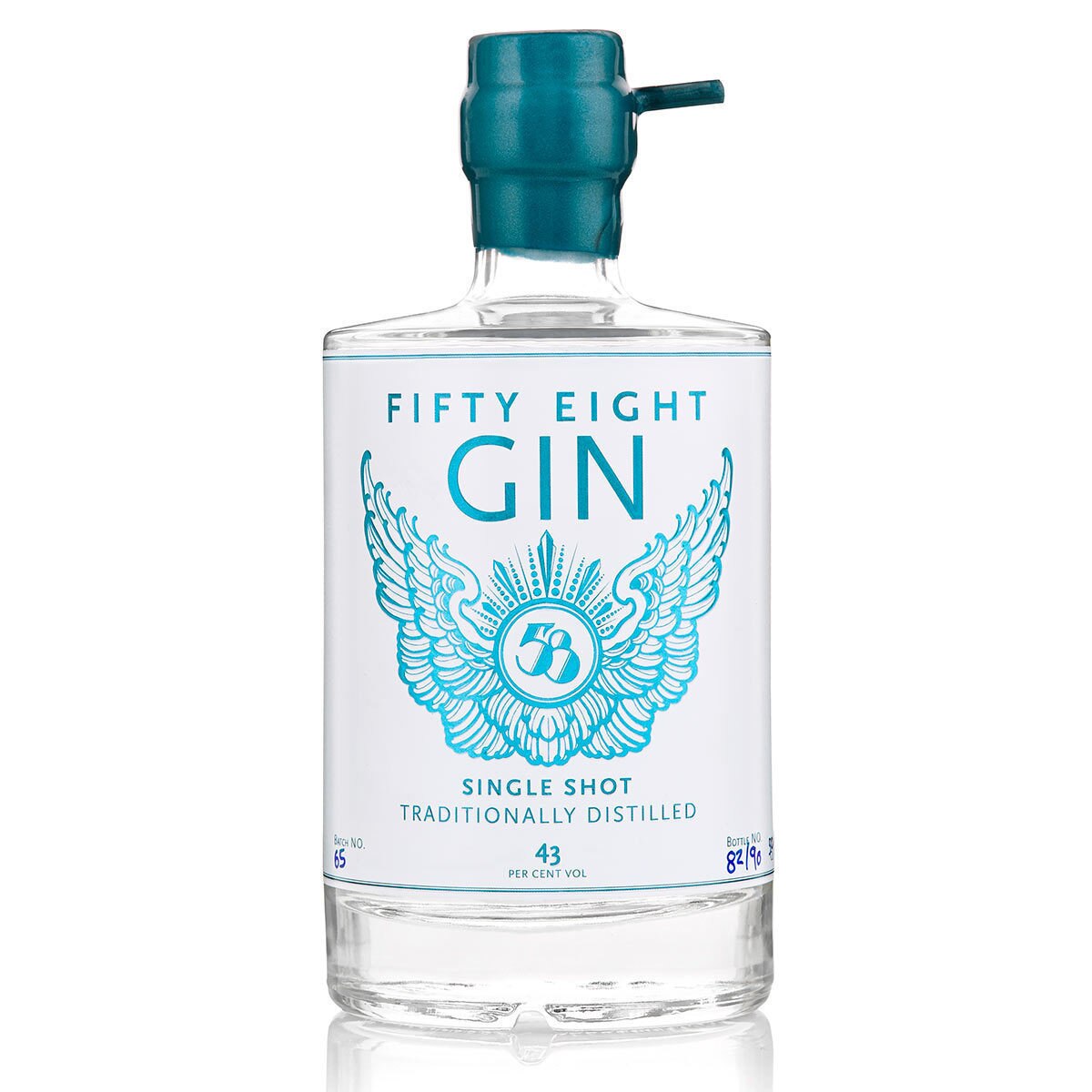 The 58 Gin Duo with Single Shot Gin and Distilled Sloe Gin, 2 x 50cl