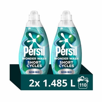 Persil Wonder Wash Laundry Liquid, 2 x 1.485L