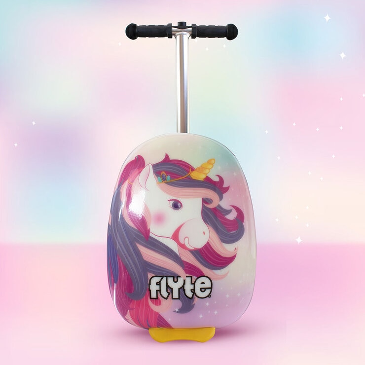 Zinc Flyte Midi 18" Scooter Suitcase, Luna the Unicorn