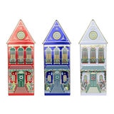 The Silver Crane Co Winter Festive Houses Speculoos Cookies, 345g in 3 Colours