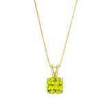 Peridot 14kt Yellow Gold Pendant