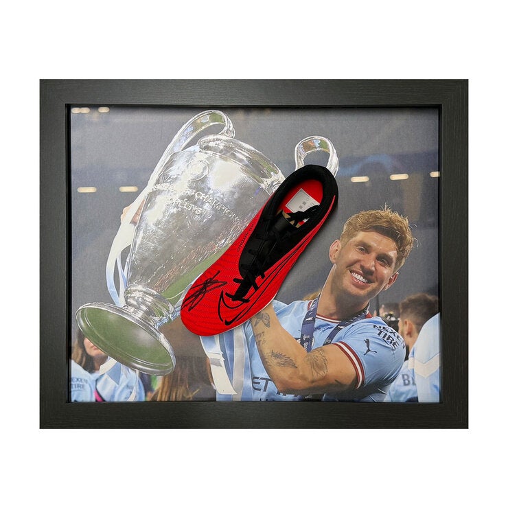John Stones Signed Nike Football Boot John Stones Signed Nike Football Boot