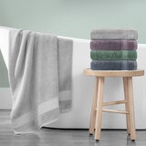 Grandeur 100% Hygro Cotton Bath Towels, Pack of 2 in 4 Colours