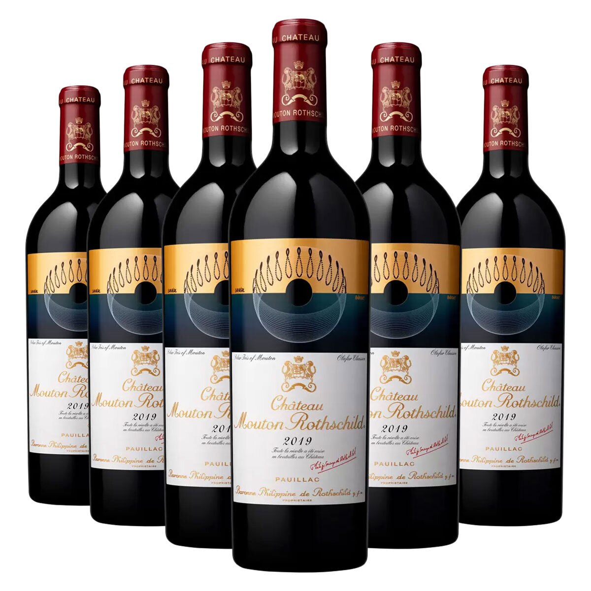 Chateau Mouton Rothschild Pauillac 2019, 6 x 75cl