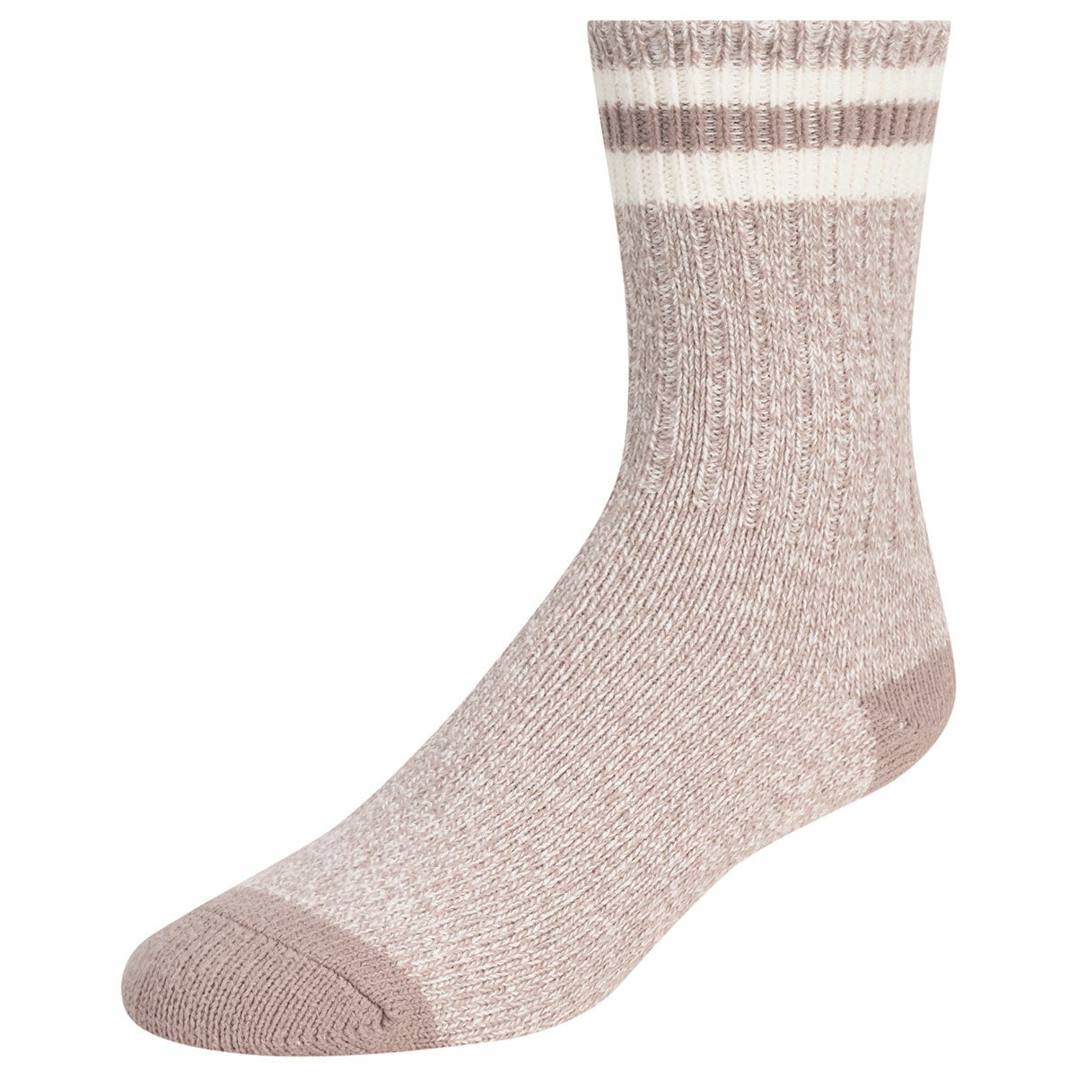 Weatherproof Women's Boot Sock, 6 Pack in Blue, Pink & Brown