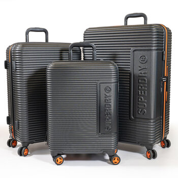 Superdry 3 Piece Hardside Luggage Set in 3 Colours