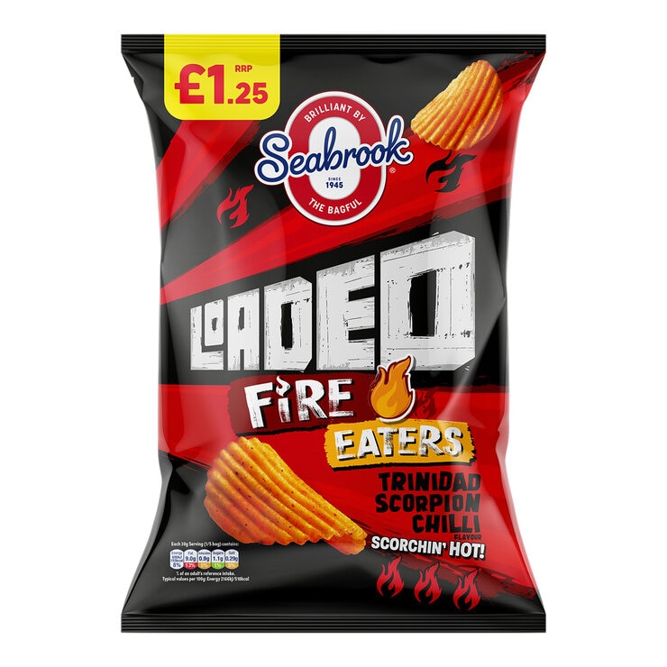 Seabrook Loaded Fire Eaters Scorpion Chilli, 65g