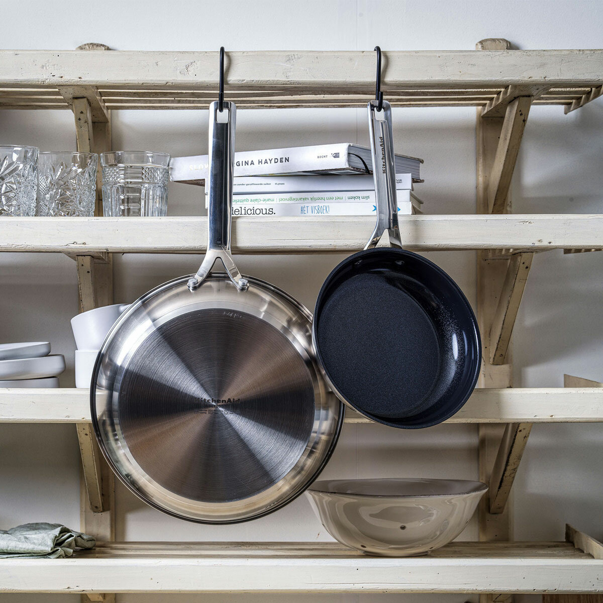 KitchenAid Stainless Steel Fry Pan, 3 Piece Set KitchenAid Stainless Steel Fry Pan, 3 Piece Set