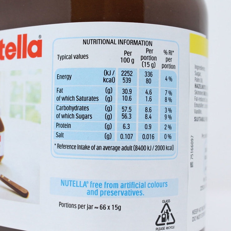 Nutella Hazelnut Spread, 1kg Costco UK