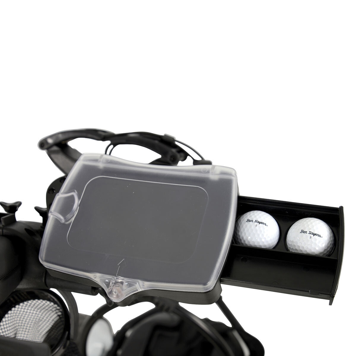 Ben Sayers 18-Hole Electric Golf Trolley in Black and White