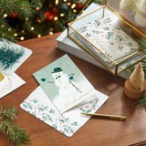 Hallmark Hand Crafted Christmas Card Assortment: Let It Snow - 40 Pack