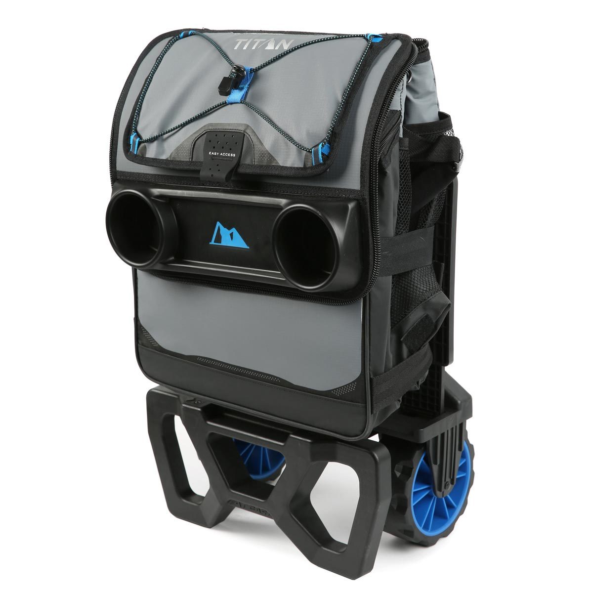 Titan 22.5 Litre (23.7 US Quart) 60 Can Rolling Cooler with All Terrain