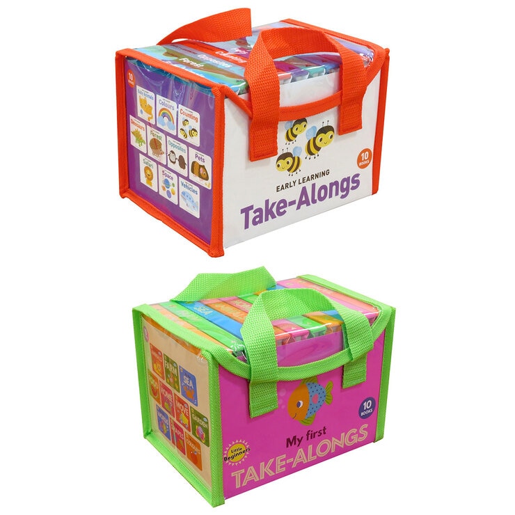 Carry Along x10 Board Books in 2 Options: Early Learning or My First Carry Along x10 Board Books in 2 Options: Early Learning or My First