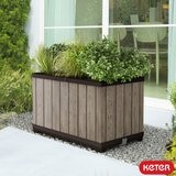 Keter Deco Rectangle Ashwood Planter