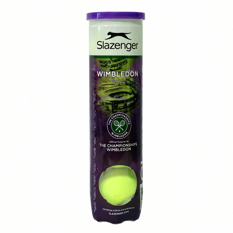 Studio image of a tube of tennis balls