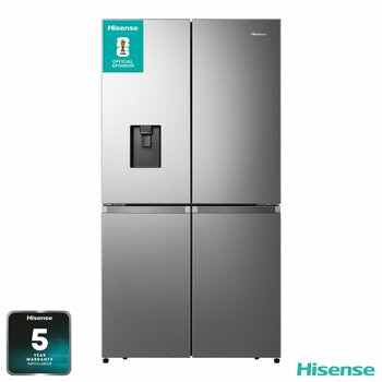 Hisense RQ758N4SWSE, Pureflat Multi Door Fridge Freezer, E Rated in Silver