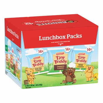 Arnott's Tiny Teddy Multipack, 42 x 25g