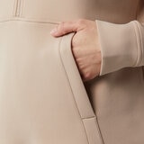 32 Degrees Women's Sueded Tech 1/2 Zip Sweatshirt in Beige