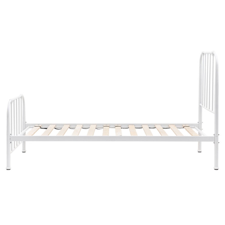 Gallery Loughton Cream Metal Bed Frame, Single