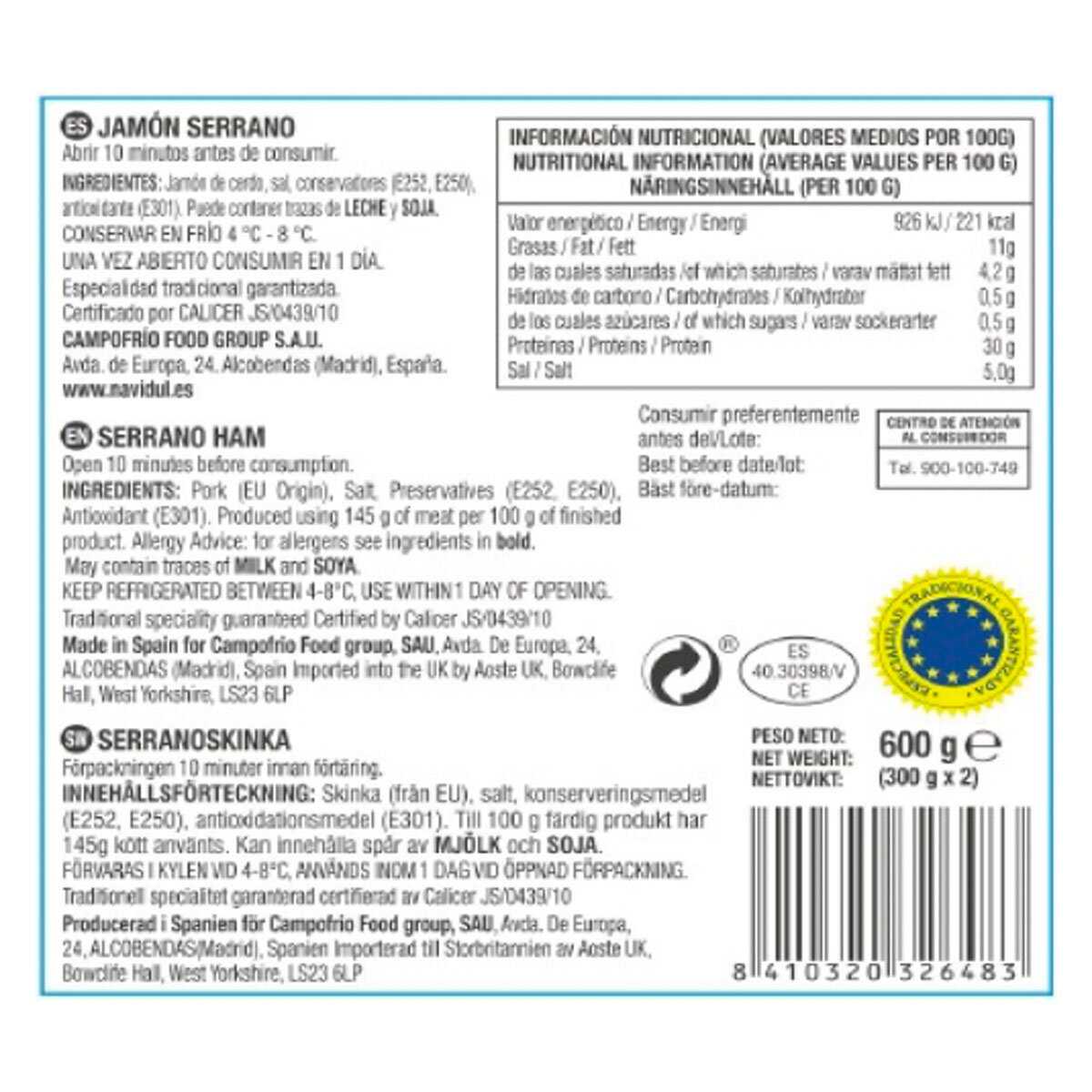 Nutritional Information