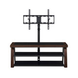 TV stand with white background angled