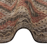 Concept Looms Sumac Brown Rust Indoor Outdoor Rug, in 3 Sizes Concept Looms Sumac Brown Rust Indoor Outdoor Rug, in 3 Sizes