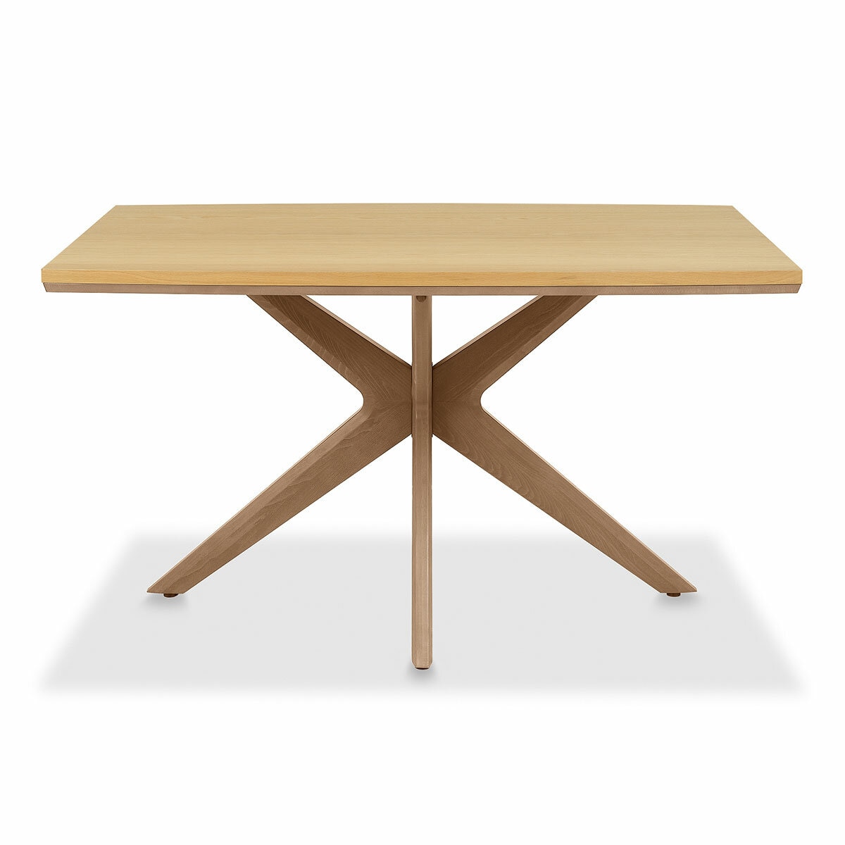 Bentley Designs Kristen Light Oak Dining Table, Seats 4