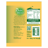 John West Tuna Chunks in Sunflower Oil, 8 x 200g