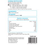 Back of pack of Tuna Steaks