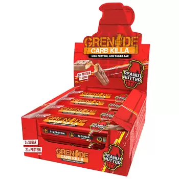 Grenade Carb Killa Peanut Nutter Bar, 12 x 60g
