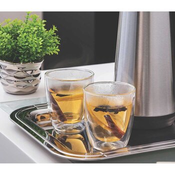 Tramontina Double Walled Glass Set, 270ml, 8 Piece