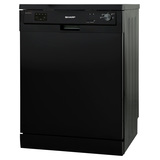 Sharp QW-HX13F472B, 13 Place Settings Dishwasher A++ Rated in Black