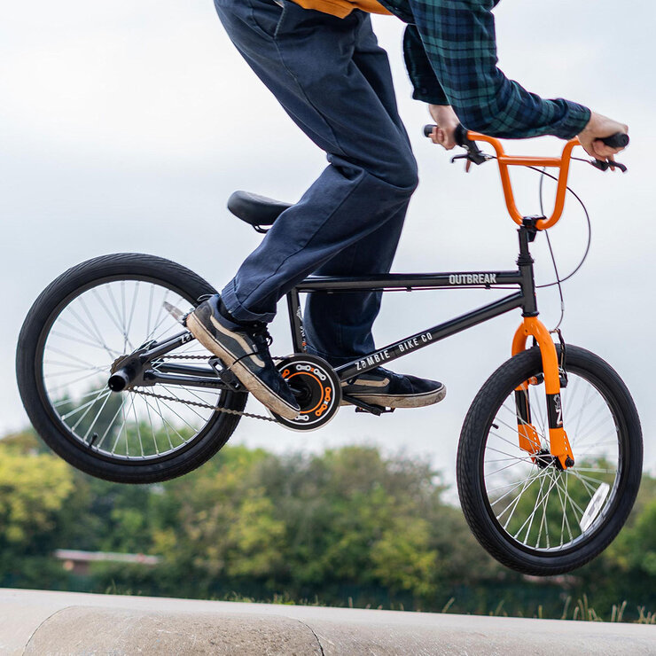 Zombie Outbreak BMX Bike 20" Wheel (12" Frame) in Grey