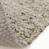 Adler Bouclé Wool Silver Rug, in 3 Sizes Adler Bouclé Wool Silver Rug, in 3 Sizes