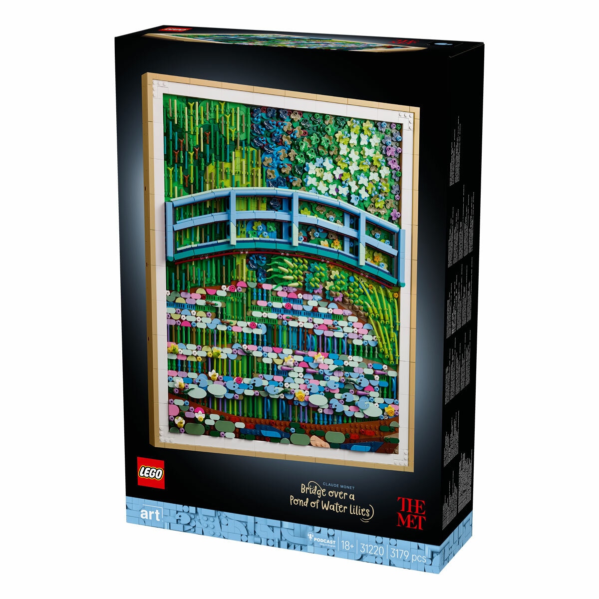LEGO Art Claude Monet - Bridge over a Pond of Water Lilies - Model 31220 (18+ Years)