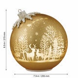 Glass Rotating Balls Assortment- Set of 2 Glass Rotating Balls Assortment- Set of 2