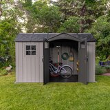 Lifetime 12ft x 7ft (3.5 x 2.1m) Side Entry Storage Shed - Model 60430U