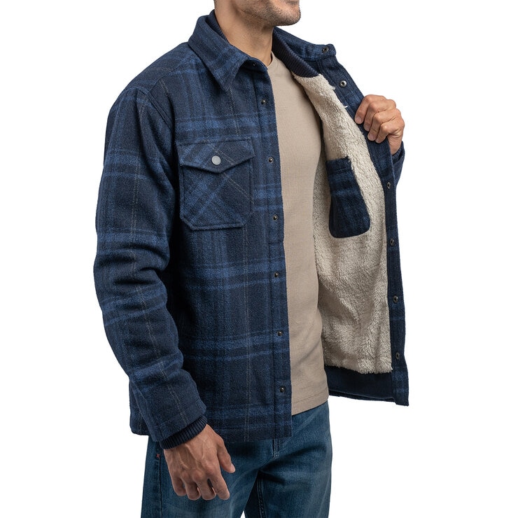 Jachs Sherpa Lined Shirt Jacket