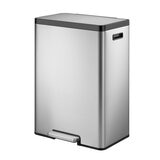 EKO Ecocasa II Recycling Bin 20L+20L in Brushed Steel