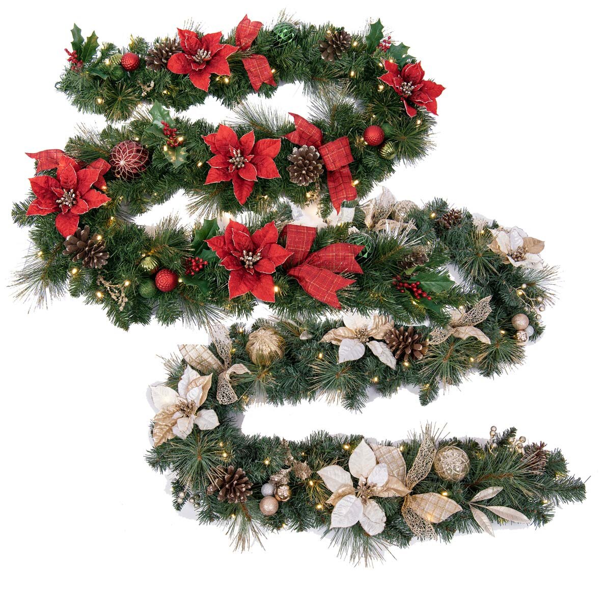 Buy Decorated Garland Combined2 Image at Costco.co.uk