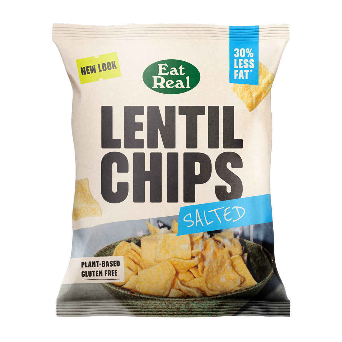 Eat Real Lentil Chips Salted
