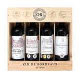 Bordeaux Wine Gift Pack, 4 x 75cl