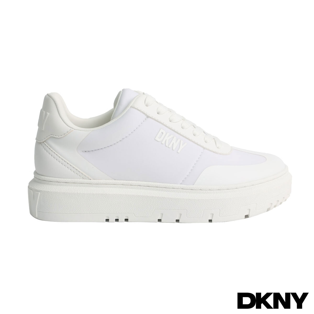 DKNY Ladies Mac Trainer in White